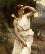 Guillaume Seignac Diana the Huntress Spain oil painting artist